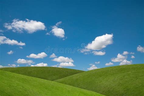Blue Sky Green Fields Stock Image Image Of Fields Agriculture 28591495