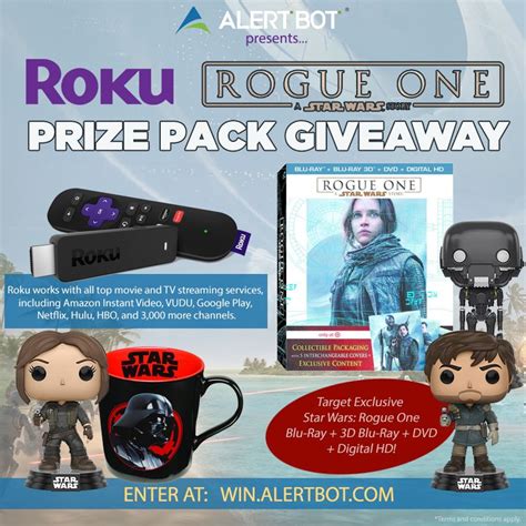 I Entered Alertbots Contest To Win A Rokuplayer Stick Starwars