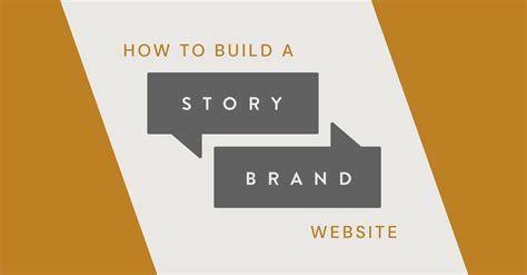 How To Build A Storybrand Website