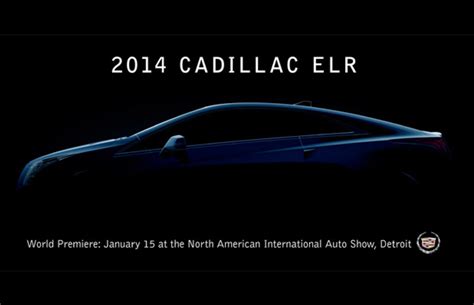 Extended Range Electric Cadillac Elr To Make World Debut In Detroit
