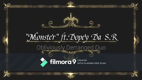 Monster Ftdopey Da Sr Official Audio Odd Youtube