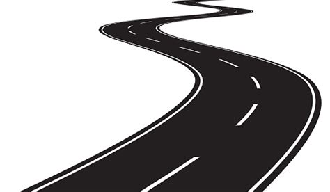 Curved Road Clip Art Vector Images And Illustrations Istock