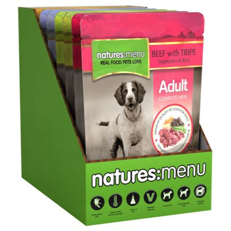Based on its ingredients alone, mossy oak nature's menu dog food looks like an average dry product. Natures Menu Multipack Adult Dog Food Pouches From £10.66 ...