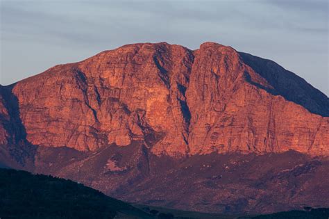 Helderberg Mountains At Sunset Stock Photo Download Image Now Istock