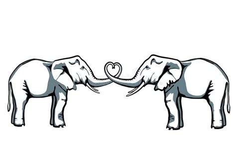 elephant love royalty free stock image image 14674416