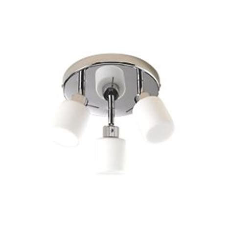 There are three mount types tighten the screws with a screwdriver as needed to ensure the light fixture is secure and flush against the ceiling. Luxor Cylinder 3-Light Bathroom Spotlight Chrome / White ...