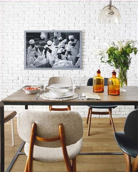 If you do not like it to be rustic, don't worry, the white paint doesn't make your brick wall too rustic. White brick walls for trendy home