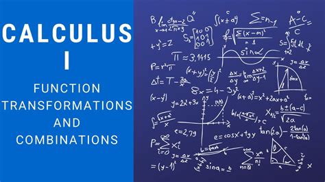 Calculus 1 Function Transformations And Combinations Youtube