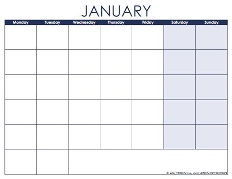 Unique Printable Calendar Starting Monday Free Printable Calendar Monthly