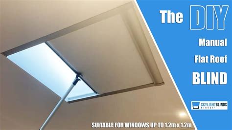 How To Make Your Own Skylight Shades Diy Skylight Shade With A