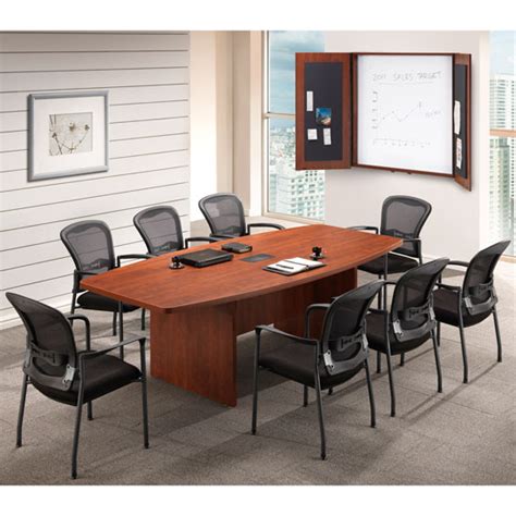Officesource Os Conference Tables Boat Shaped Conference Table With