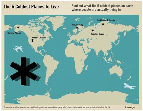 The 5 Most Coldest Places To Live Coldest Place On Earth Places