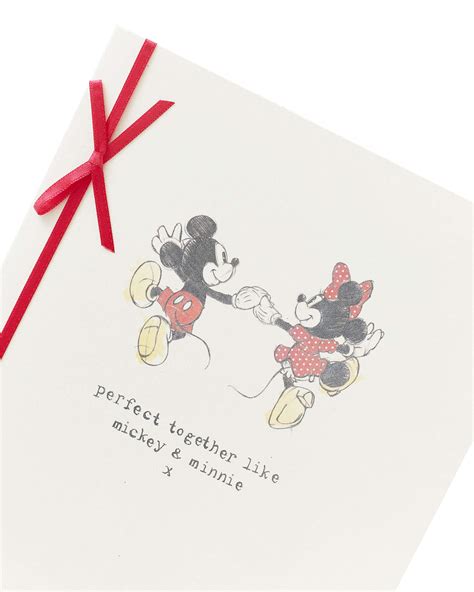 Wedding Anniversary Card Anniversary Card For Couple Cute Mickey