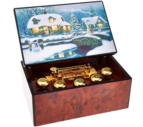 Music | '12 days of christmas'. Mr. Christmas Concertina Music Box with Illuminart - Page 1 — QVC.com