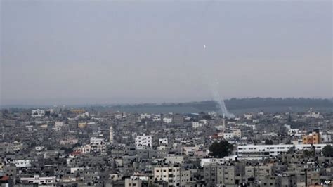 Gaza Militants Fire Rocket Barrage At Southern Israel Bbc News