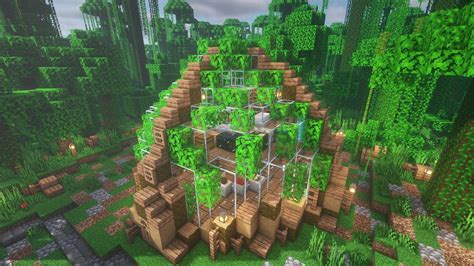 Top 10 Jungle House Designs In Minecraft 119 Update