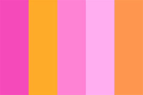 Pink And Orange Pallet Color Palette