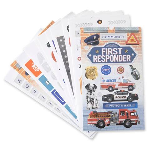 12 Pack First Responder Stickers By Recollections™ Michaels