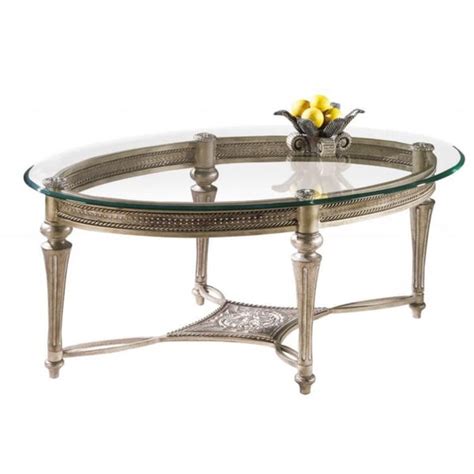 Base is made of wrought iron and reinforced with crossed supports. Wrought Iron Pewter Glass Top Oval Living Room Side Accent ...