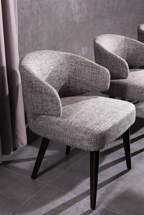 Beautiful modern dining room chairs. Modrest Carlton Modern Grey Fabric Dining Chair - Dining ...