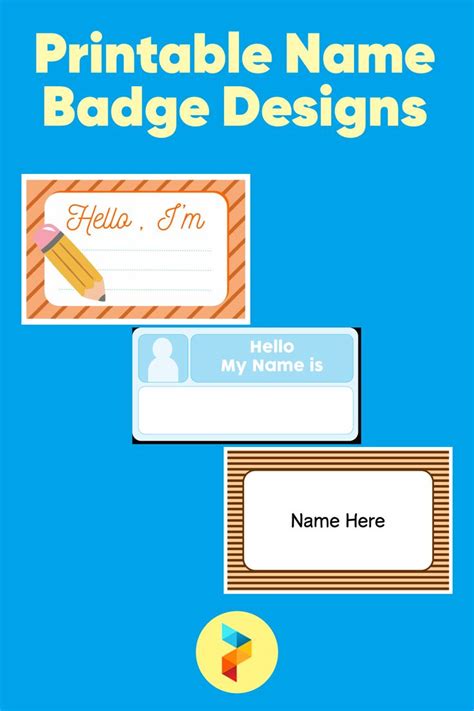 Printable Name Badge Designs Name Badges Name Badge Template Badge