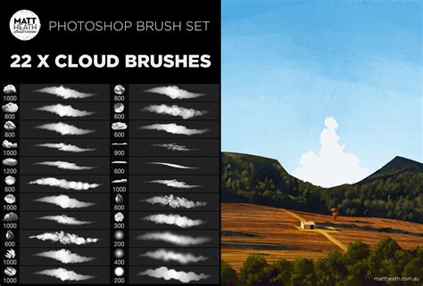 52 Photoshop Cloud Brushes Ph