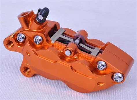 Dual piston floating type disc brake caliper.as the name suggests, it has two pistons which provide a strong braking force than the single piston type brakes. Good Performance Motorcycle Cnc Brake Caliper - Buy ...