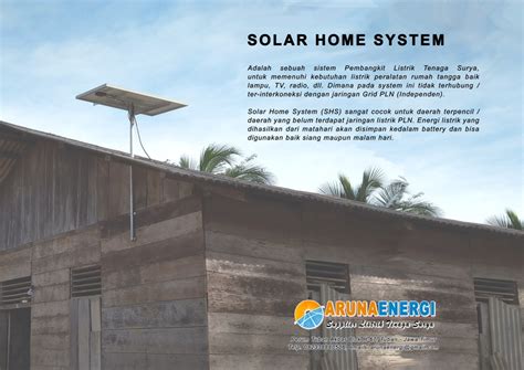 Paket Shs Lamtera Watt Solar Home System Watt Aruna Energi