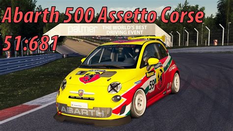Abarth 500 Assetto Corse Brands Hatch Indy World Record 51 681