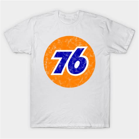 Union 76 Gasoline Logo Distressed Oil T Shirt Teepublic