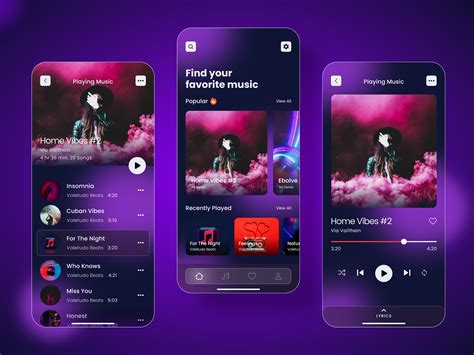 Music Player App Design Uplabs