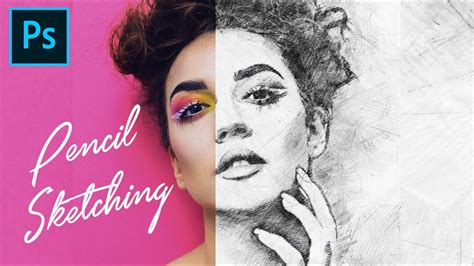 Realistic Pencil Sketching Effect In Photoshop Using Brushes Patterns