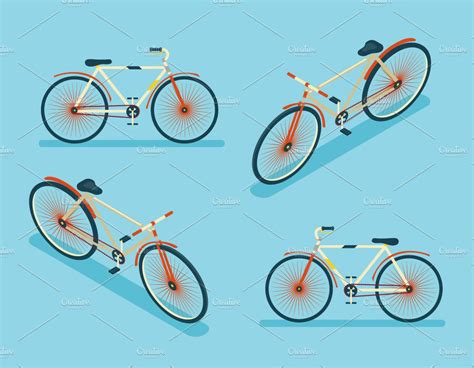 Isometric Bike | Custom-Designed Illustrations ~ Creative Market