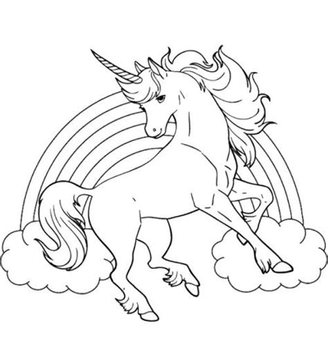 unicorn horse  rainbow coloring page coloring pages pinterest unicorn horse unicorns