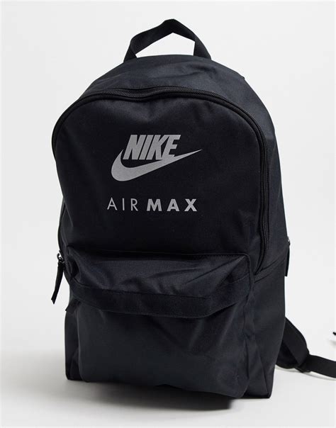 Nike Heritage Air Max Backpack In Black For Men Lyst Uk