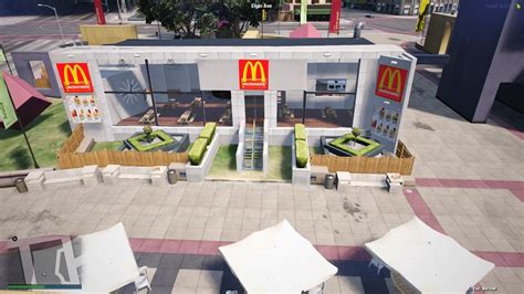 Gta V Open Mlo Interior Legion Square Mcdonalds Mlos Fivem Zone