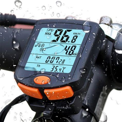 Bike Computer With Solar Energy Bicycle Speedometer And Odometer