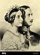 La regina Vittoria e il Principe Alberto. Ritratti in profilo Foto ...