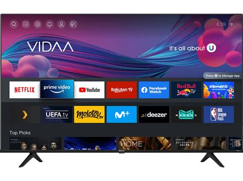 Tv Led 43 Hisense 43a6bg 4k Uhd Smart Tv Control Por Voz Hdr 10