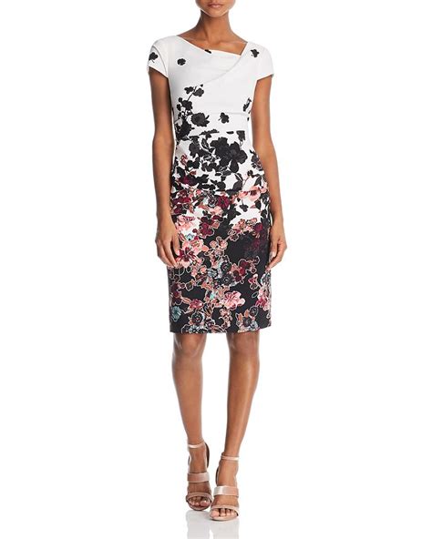 Adrianna Papell Floral Sheath Dress Bloomingdales