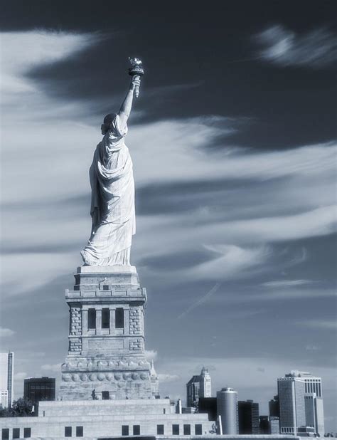 Statue Of Liberty Facing New York City Photograph By Dan