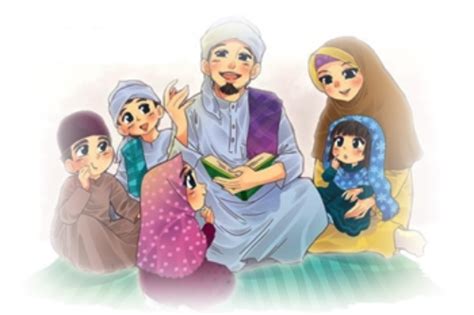 Gambar Kartun Muslimah Keluarga Koleksi Gambar Hd