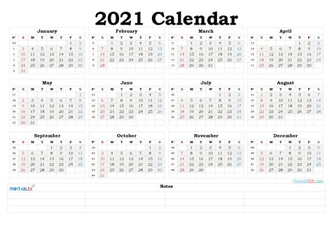 Microsoft Calendar Templates 2021 Calendar Template Printable