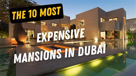 The 10 Most Expensive Mansions In Dubai Youtube