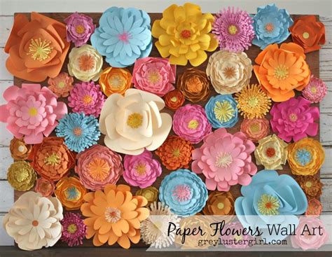 Mesmerizing Diy Handmade Paper Flower Art Projects To