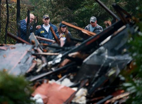 Nj Plane Crash Wreckage Still Lodged In Destroyed House As Ntsb