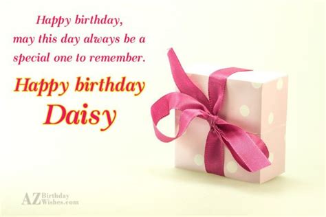 Happy Birthday Daisy Azbirthdaywishes Com