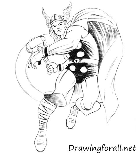 How To Draw Classic Thor