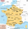 Airports in France, France Airports Map