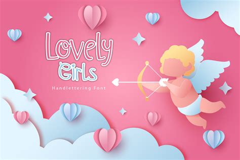Lovely Girls Font By Brown Cupple Design Creative Fabrica
